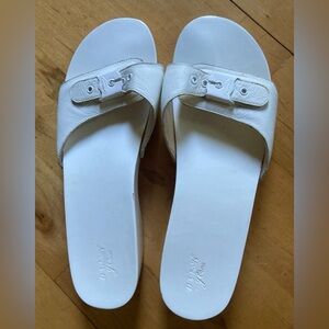 Dr.Scholl’s / J Crew Original all-white sandals 10M Limited Edition /Brides
